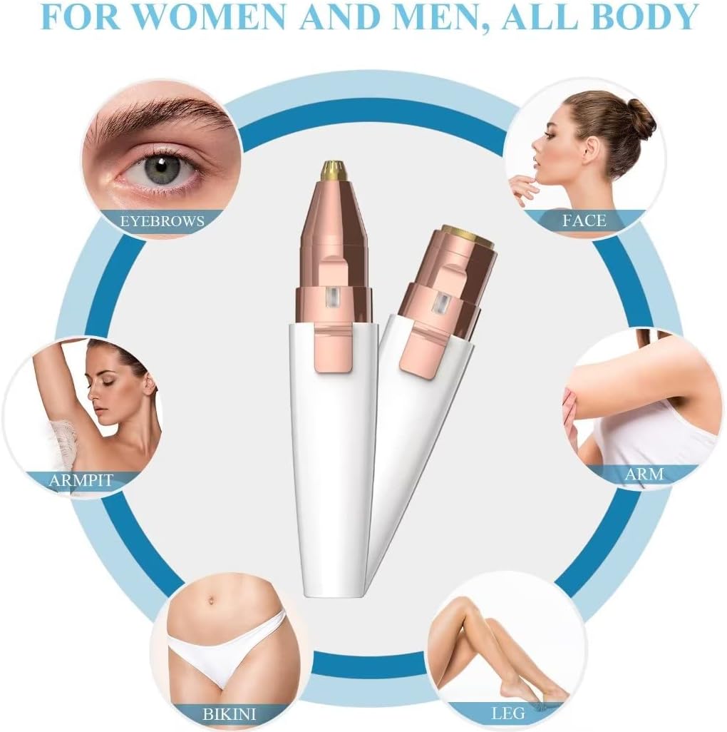 Belro eyebrow facial hair trimmer for women, compact personal care device, with precision trimming head for easy grooming.