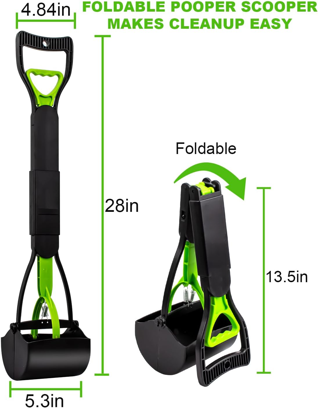 Belro pooper scooper tool for pet waste cleanup, featuring durable handle and scoop for easy dog poop collection.