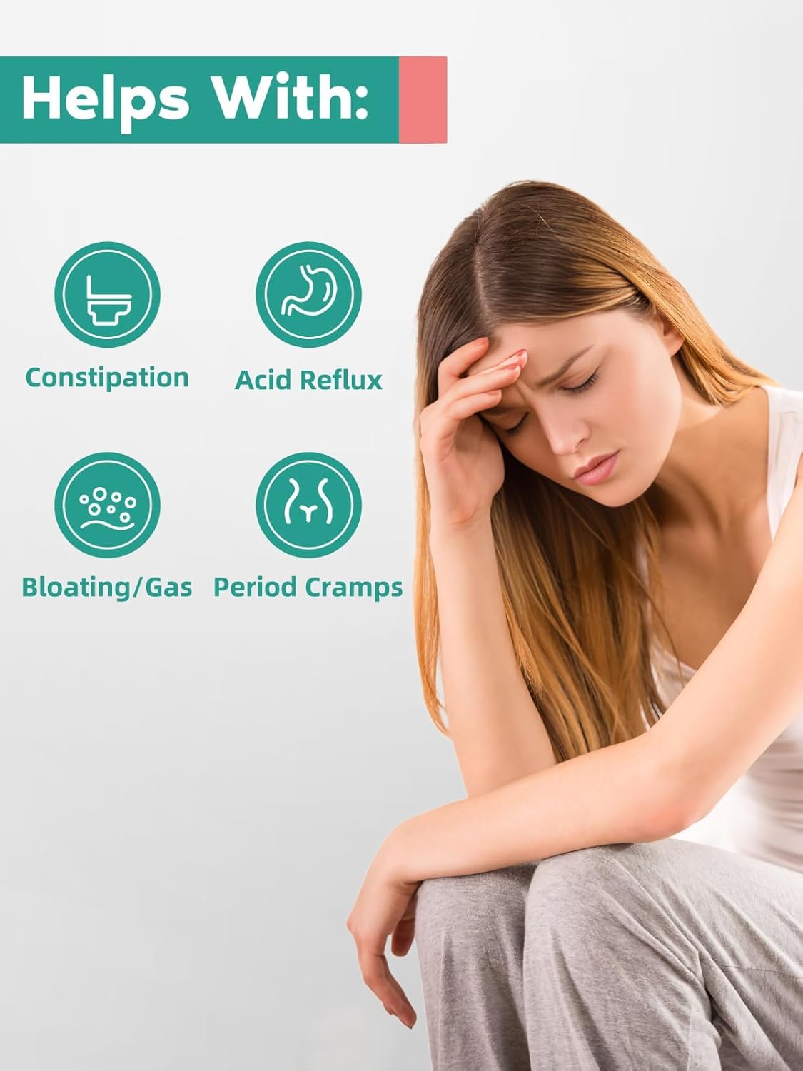 Belro stomach massager for constipation, electronic personal care appliance with adjustable settings and ergonomic design.