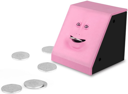 Mivoza Deutschland interactive piggy bank with motion sensor, featuring a colorful design and playful savings toy for kids.