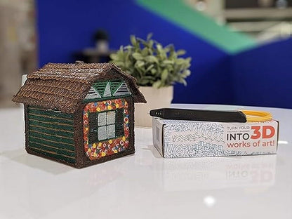 Belro 3D printing pen for electronics, showcasing a sleek handheld device with filament loaded, ready for creative 3D projects.