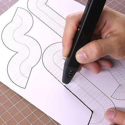 Belro 3D printing pen for electronics, shown emitting colorful filament for creative 3D art and design projects.