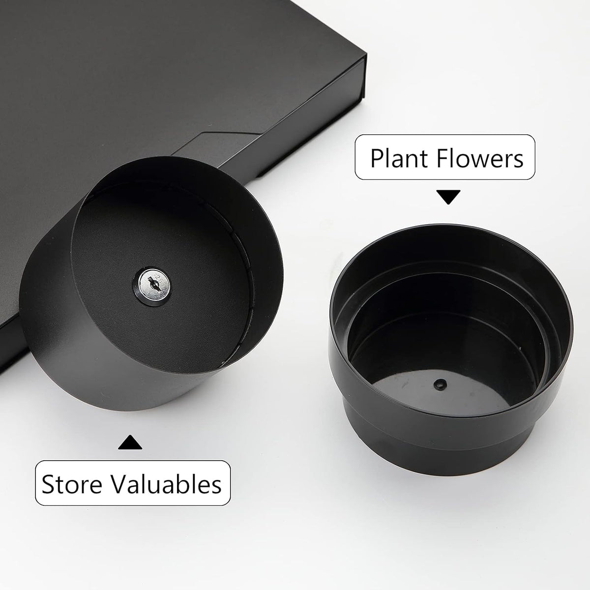 Belro Secret Hidden Safe Lock Box for home and outdoor security, discreet storage solution with secure lock system.