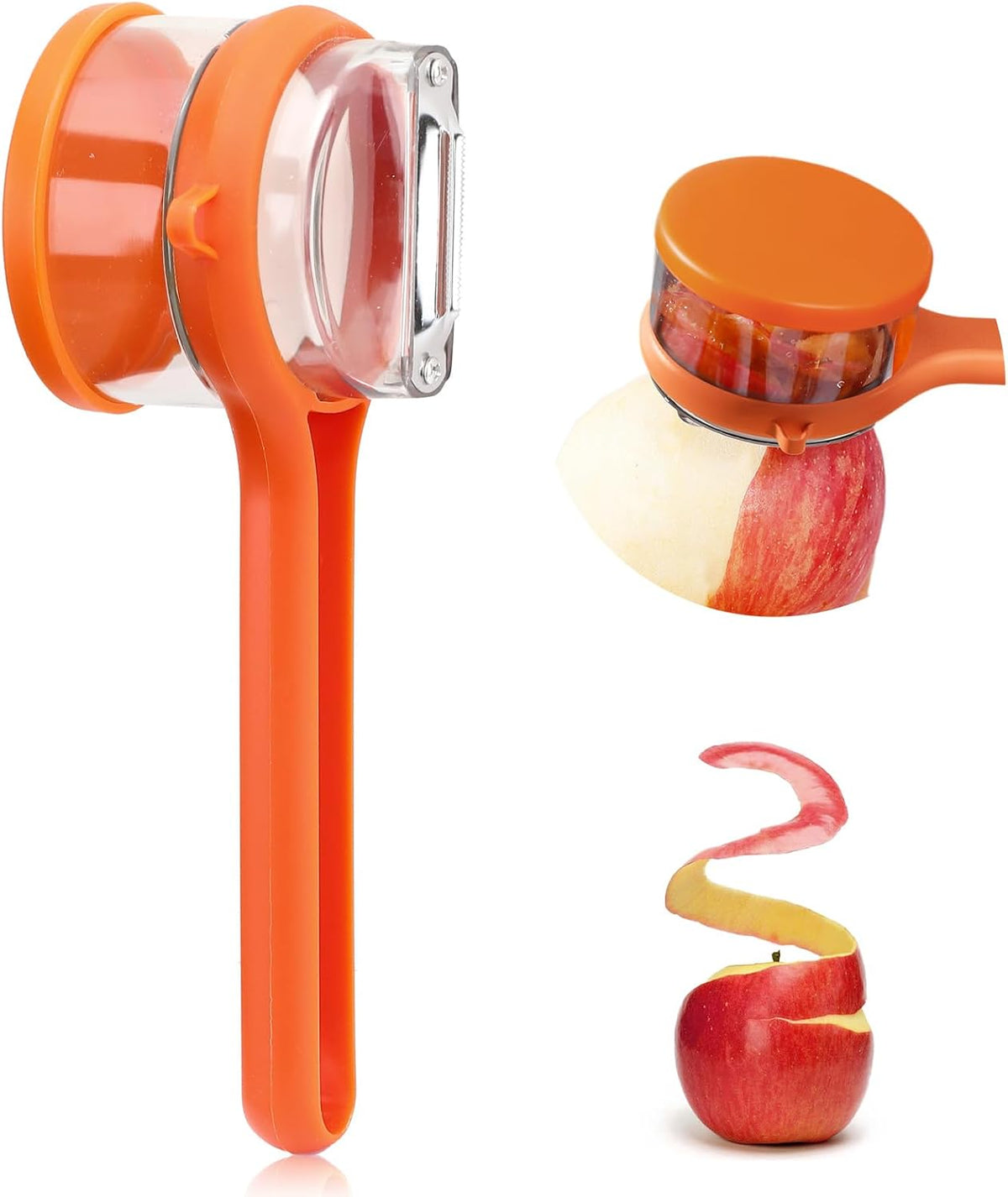 Belro Apple Skin Vegetable Peeler with ergonomic handle and stainless steel blade for easy peeling of apples and vegetables.