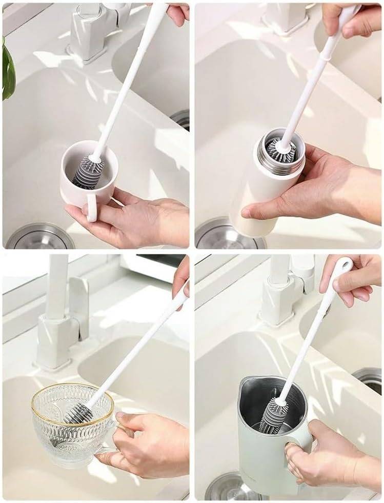 Belro bottle cleaning brush with a long handle, designed for effectively cleaning inside bottles and narrow containers.