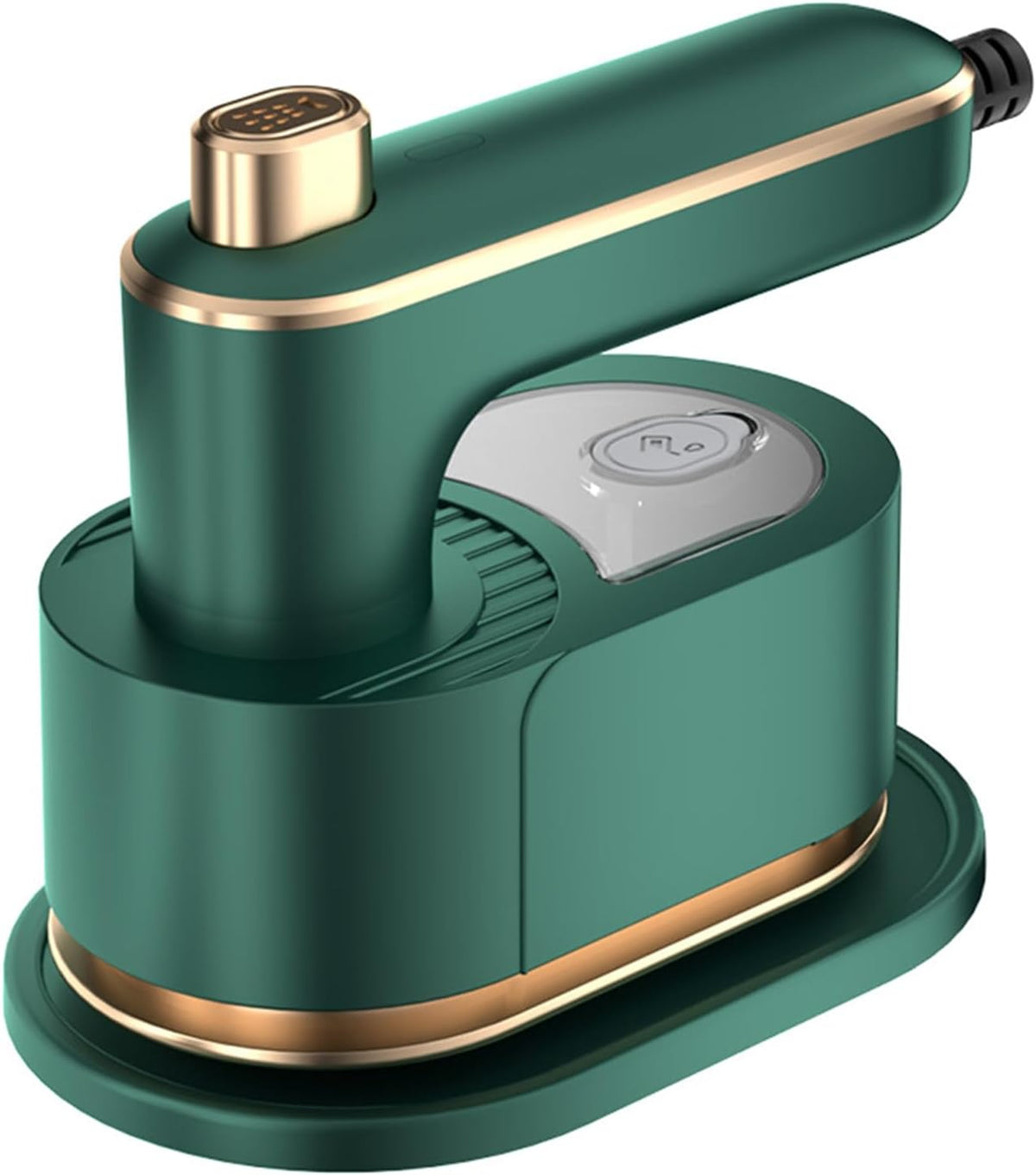 Belro mini travel steam iron for clothes, compact portable iron with water tank, ideal for travel and quick garment smoothing.