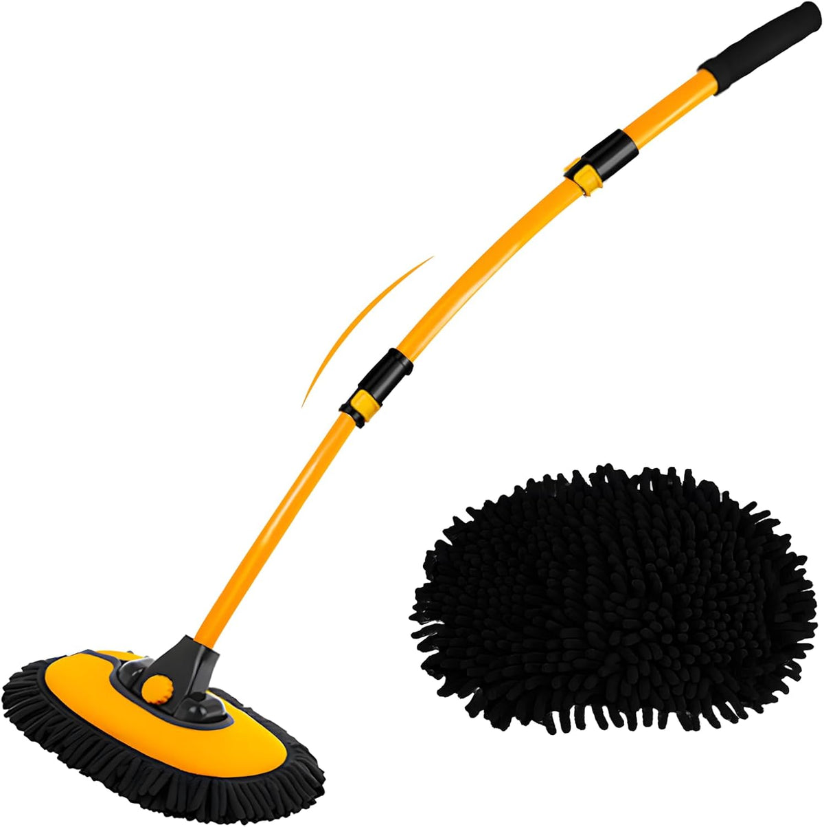 Belro professional car wash brush with sturdy handle and bristles, ideal for cleaning vehicles in home and garden settings.