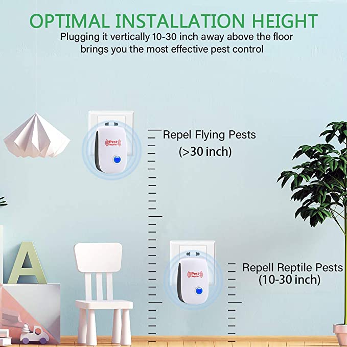 Belro ultrasonic rat repeller for outdoor pest control, designed to repel rats effectively in 48 hours.