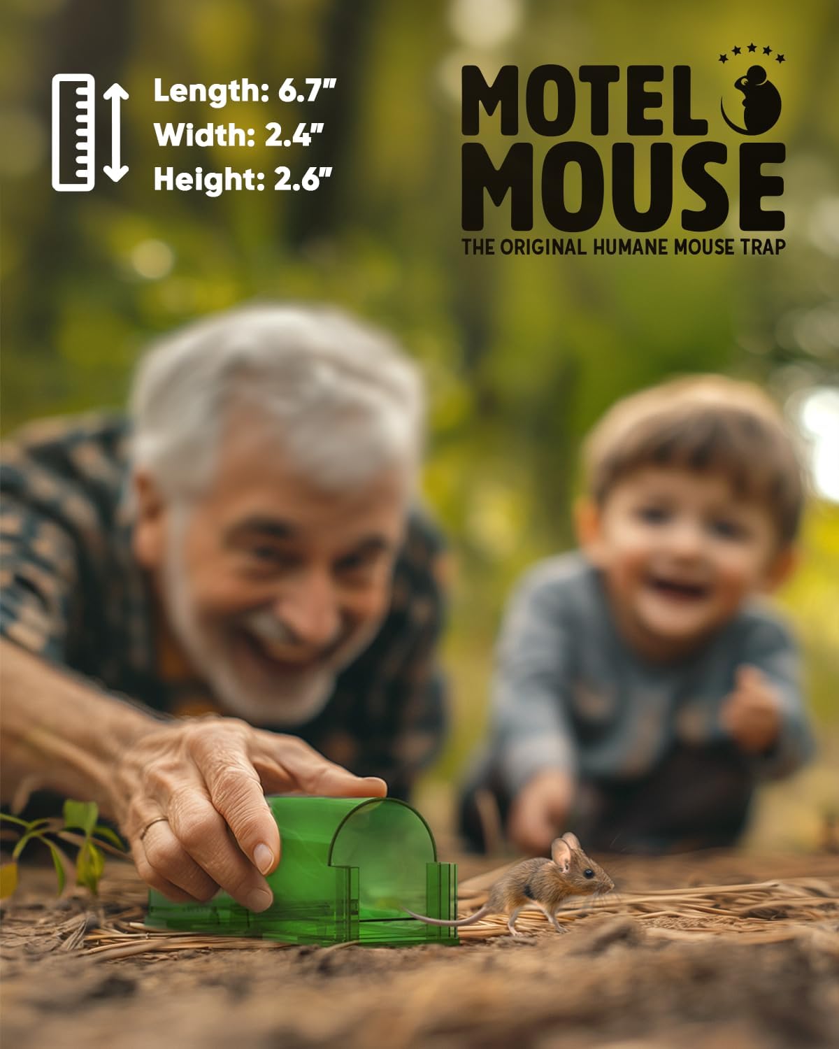 Belro 4-pack mouse traps for outdoor pest control, featuring snap design for effective mouse capture in home and garden settings.