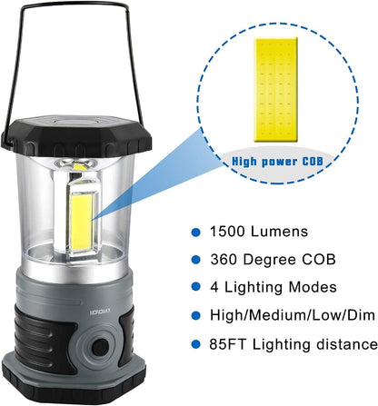 Belro LED camping lantern providing bright, energy-efficient light for outdoor activities and camping trips.