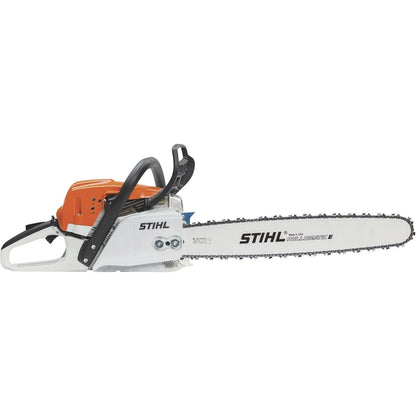 Stihl gas-powered chainsaw with 20-inch bar, 55.5cc engine, and 0.325-inch chain pitch, model MS 291 20.