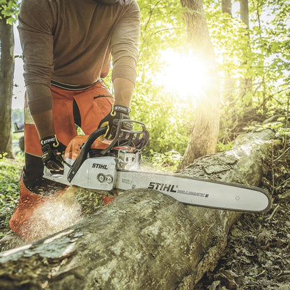 Stihl gas-powered chainsaw with 20-inch bar, 55.5cc engine, and 0.325-inch chain pitch, Model MS 291 20, by Casavibeo.