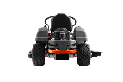 Husqvarna Z254F 54-inch zero-turn riding lawn mower with 24 HP Kawasaki engine, shown on a grassy lawn.