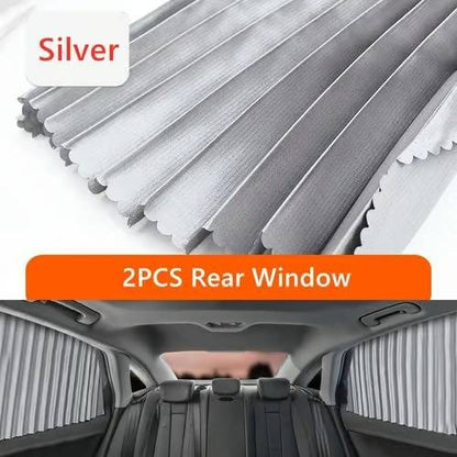 Belro car window shades accessory with dark tinted lenses, designed to block sunlight and reduce glare in vehicle windows.