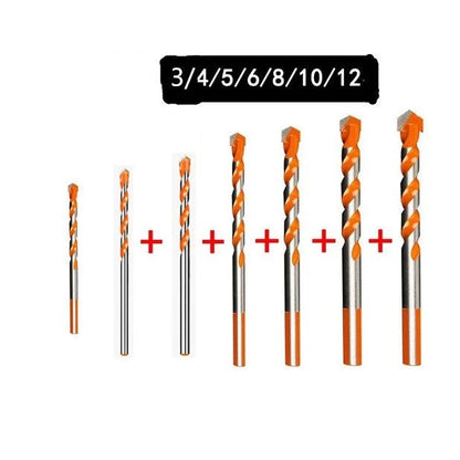 Casavibeo 6mm-12mm electric diamond drill bits for concrete, ceramic, tile, and metal with round shank for wall drilling projects.