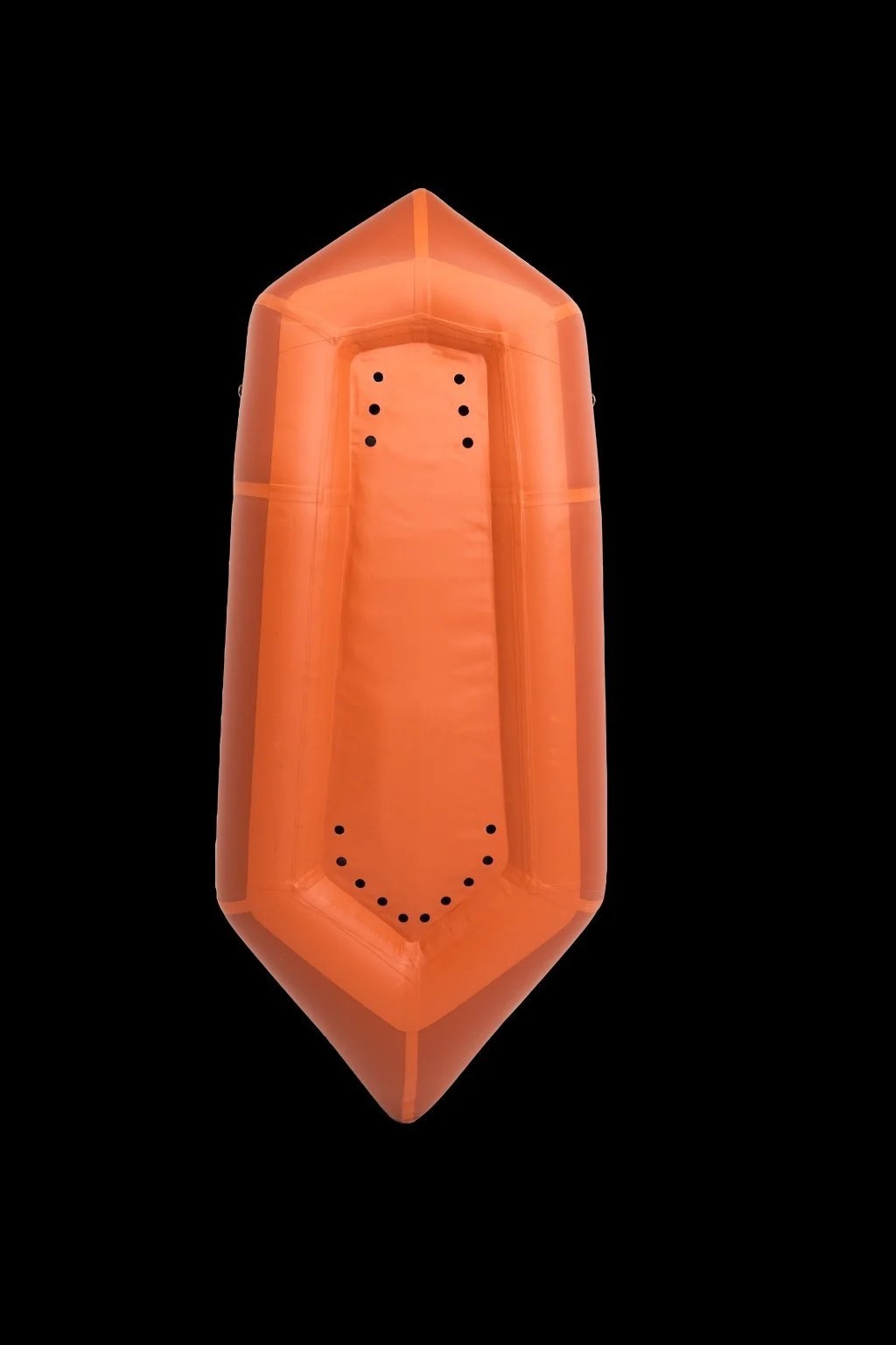 Casavibeo Recon inflatable kayak shown inflated, with seats and handles visible, ready for water adventure.