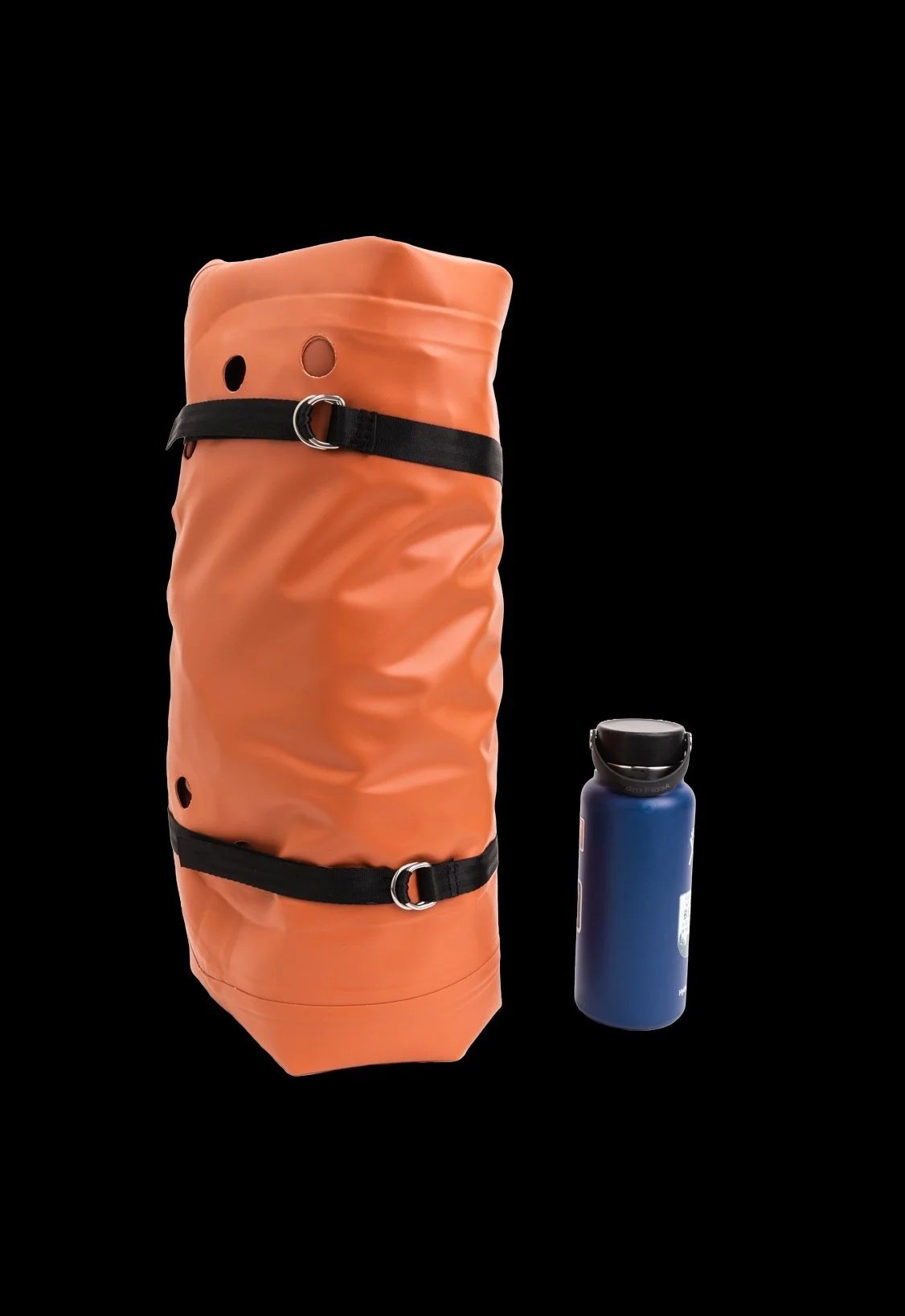 Casavibeo Recon inflatable kayak floating on water with paddles, showcasing its compact, portable design for outdoor adventures.