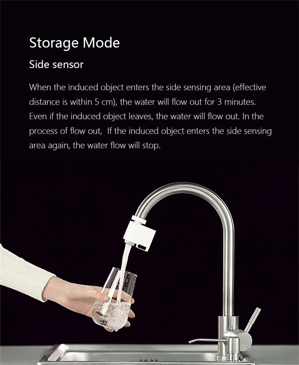 Belro Smart Faucet Infrared Motion Sensor for outdoor use, featuring touchless operation and modern design.