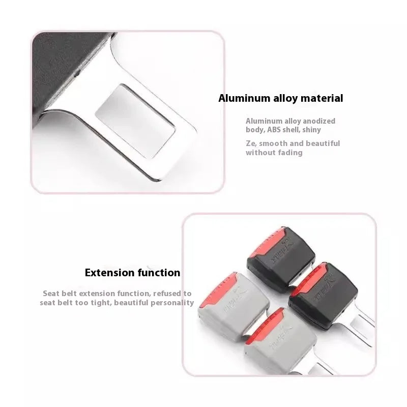 Belro universal anti-slip seat belt extender for men, showing the extender device with textured grip for enhanced safety.