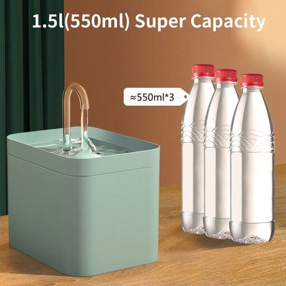 Belro pet water dispenser for dogs, with a clear water bowl and ergonomic design for easy hydration.