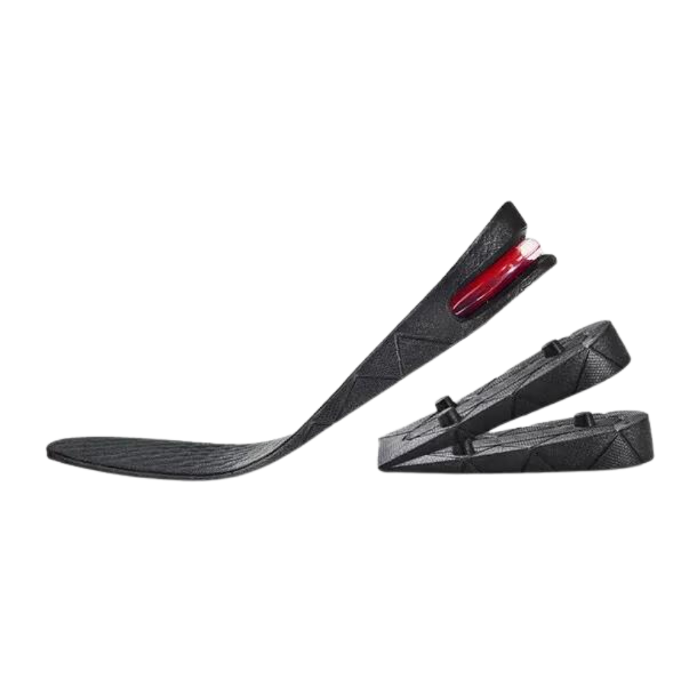 Belro height increasing shoe lift insole inserts for footwear, showing the padded support and ergonomic design.
