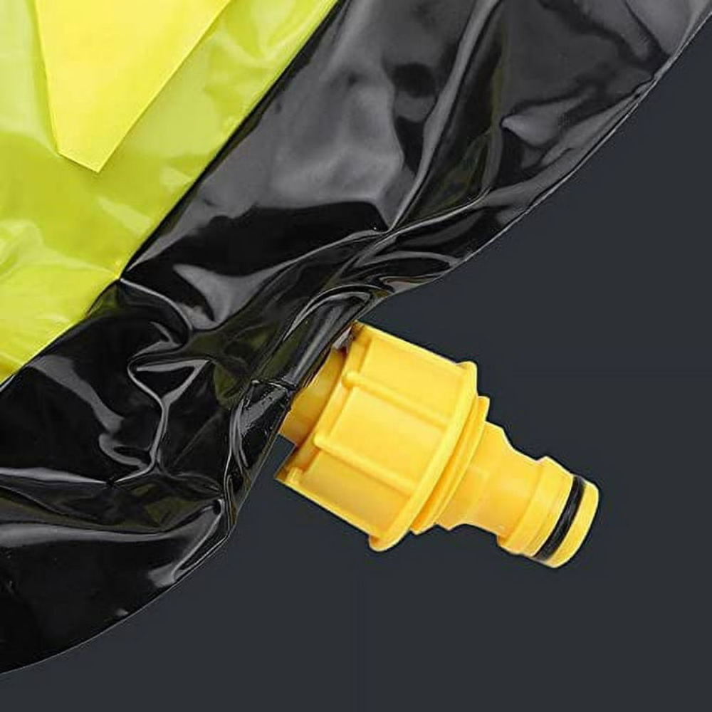 Belro inflatable backyard slip and slide for kids, colorful water toy for outdoor summer fun, shown outdoors on grass.