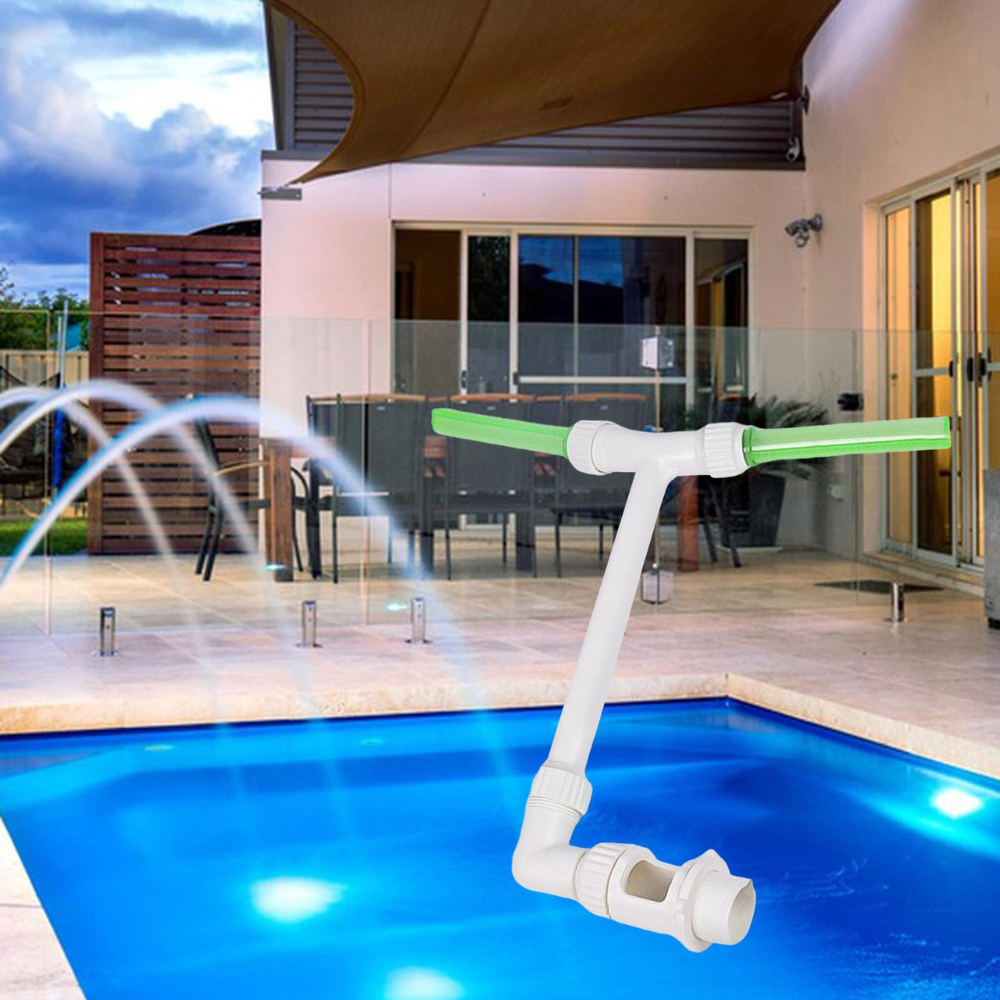 Belro swimming pool fountain spray with luminous light, outdoor water feature for garden pools, illuminated water spray display