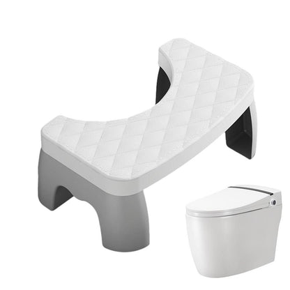 Belro non-slip compact toilet squat stool with textured surface, designed for easy use and stability in bathroom fixtures.