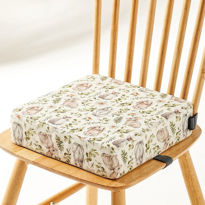 Belro portable high chair travel booster seat with adjustable straps, compact and lightweight for convenient dining on the go.
