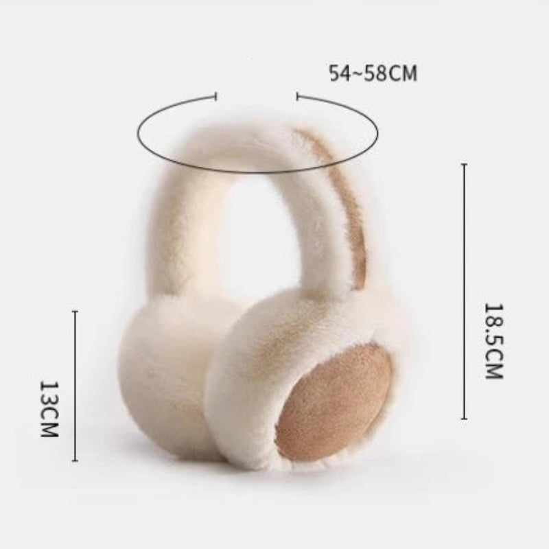Belro plush ear muffs winter headband, cozy soft fabric with attached ear coverings, ideal for cold weather warmth and style.