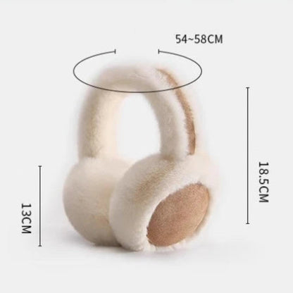 Belro plush ear muffs winter headband, cozy soft fabric with attached ear coverings, ideal for cold weather warmth and style.