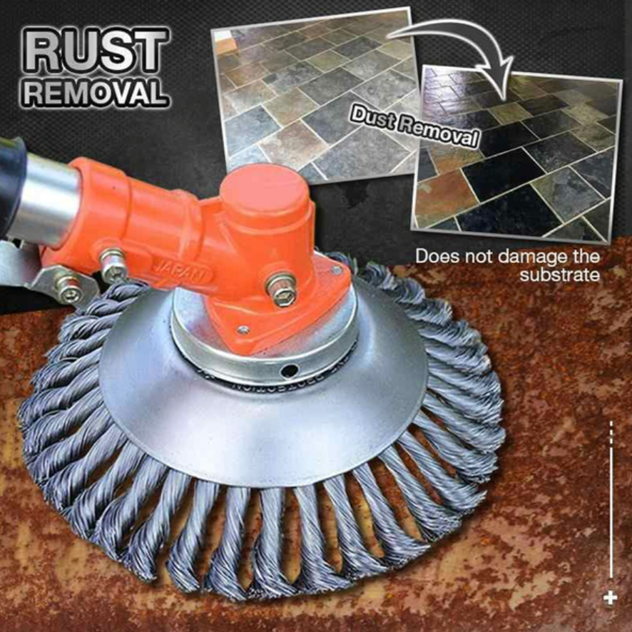 Belro carbon steel weed brush and trimmer designed for men, featuring durable construction for outdoor gardening and trimming tasks.