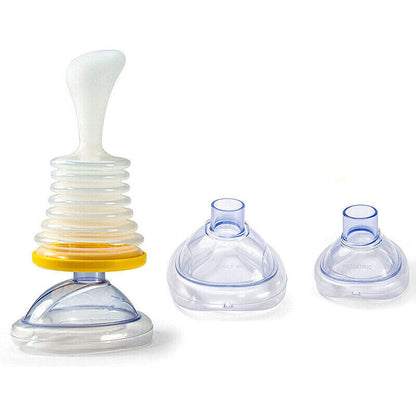 Belro men's choking emergency device attached to clothing, safety device designed for quick use in emergencies