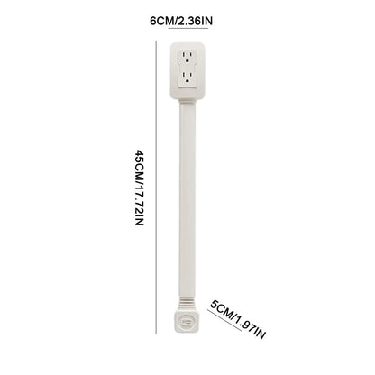 Belro multi-port electrical outlet extender with six power sockets and USB ports, designed for electronics and home use.