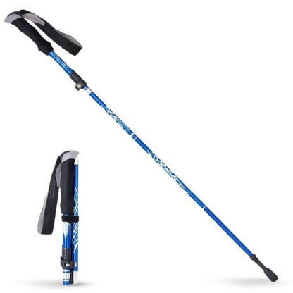 Belro Premium Automatic Retractable Hiking Stick, outdoor trekking pole with adjustable length and ergonomic handle for hiking adventures.