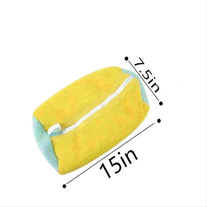 Belro reusable zippered shoe laundry bag for sneakers and tennis shoes, ideal for dirt-free cleaning in washing machines.