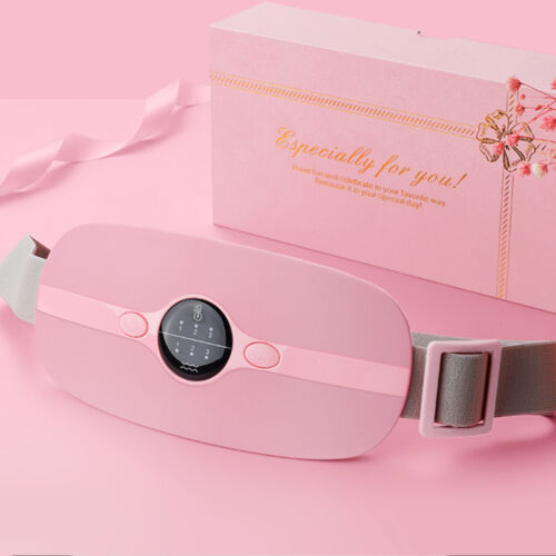 Belro smart heating massage belt for menstrual cramps with adjustable straps and heating pads, designed for pain relief during periods.