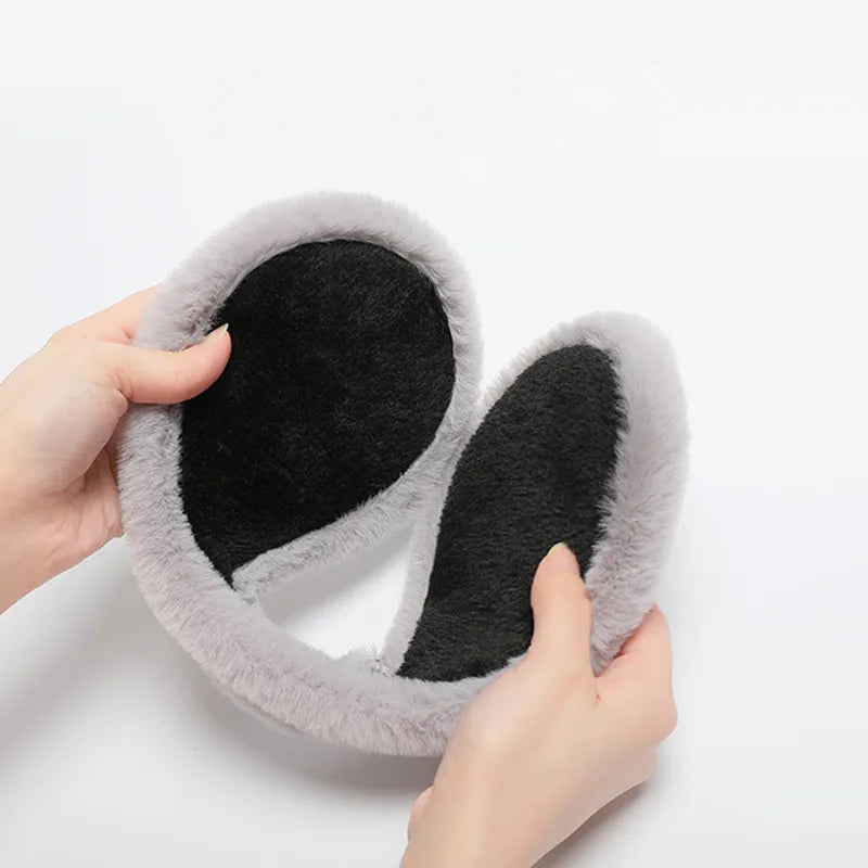 Belro plush winter ear muffs with earpiece, soft and warm clothing accessory for cold weather comfort.