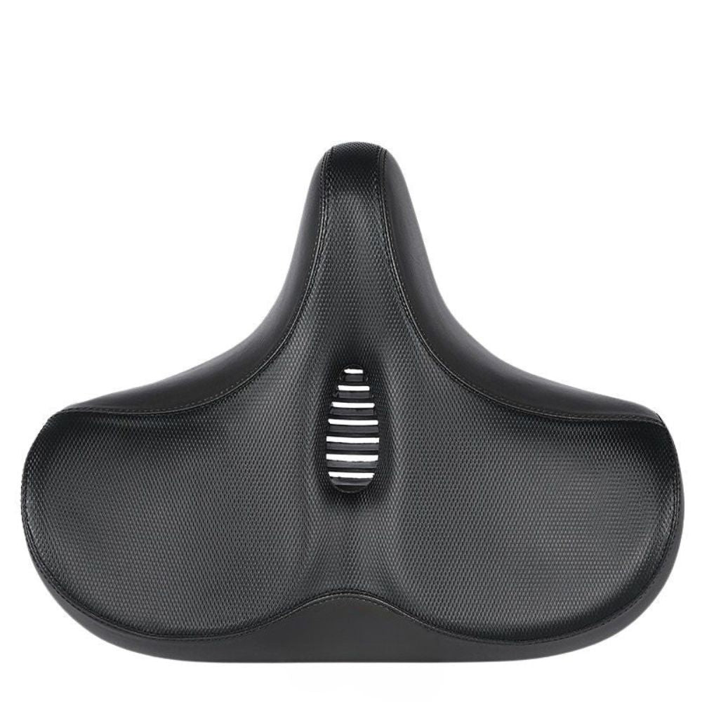 Belro extra large bike seat with thick foam padding and waterproof cover, suitable for outdoor cycling comfort.