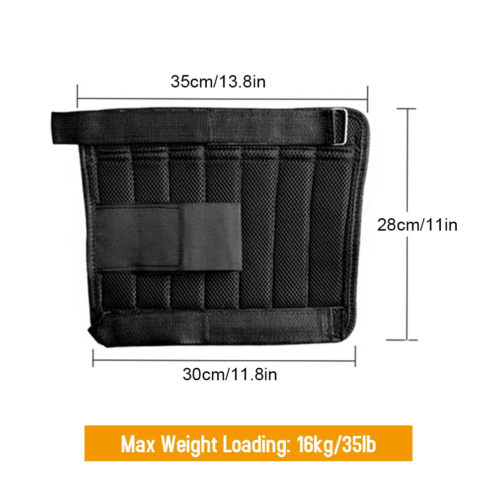Men's adjustable exercise ankle weights from Belro, padded fabric with Velcro straps for secure fit during workouts.