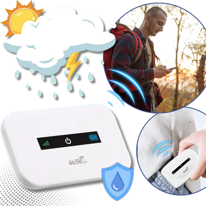 Belro Ultimate Portable Wi-Fi device for on-the-go internet access, compact electronics with wireless connectivity.