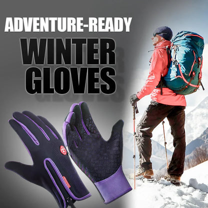 Belro waterproof winter gloves with warm lining, designed for cold weather outdoor activities.