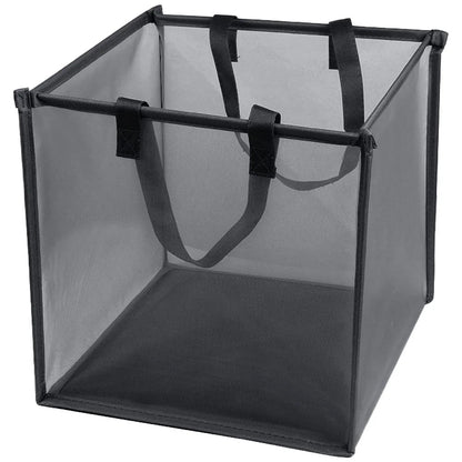 Belro foldable mesh laundry hamper with handles, featuring breathable fabric and sturdy construction for home storage and organization.