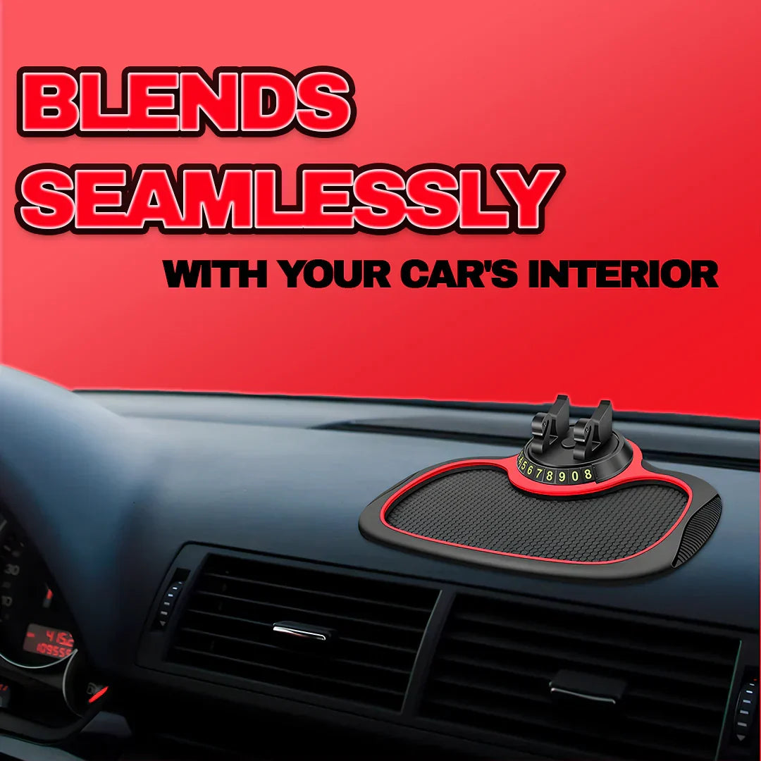 Belro car anti-slip phone mat with textured surface, designed to securely hold phones in vehicles and home decor.