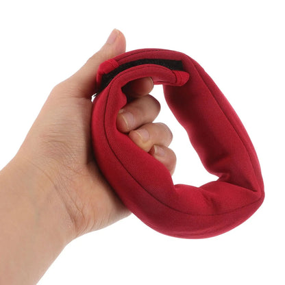 Belro weight training sandbag for wrist and ankle weights, men's fitness clothing accessory, black and adjustable straps.