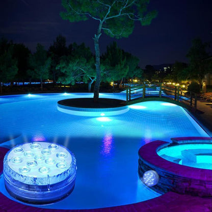 Bowlift waterproof LED light with remote control, magnetic suction, wireless installation, illuminated in a dark environment