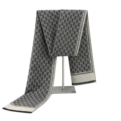 Belro luxury cashmere feel winter scarf in soft, warm fabric, stylish accessory perfect for cold weather.