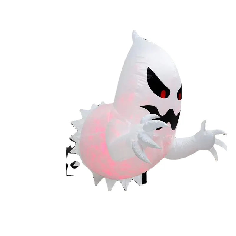 Belro inflatable Halloween ghost decoration, 4.59ft tall, with spooky design, suitable for outdoor Halloween festivities