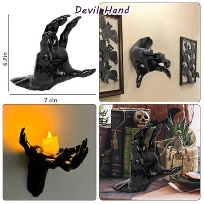 Belro Creepy Hands Halloween wall decoration featuring eerie, realistic hand props for spooky home or garden decor.