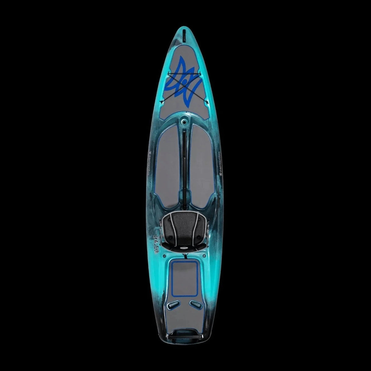 Casavibeo Perception Hi Life 11 kayak on water, showing the yellow kayak's sleek design and seating area in natural outdoor setting.